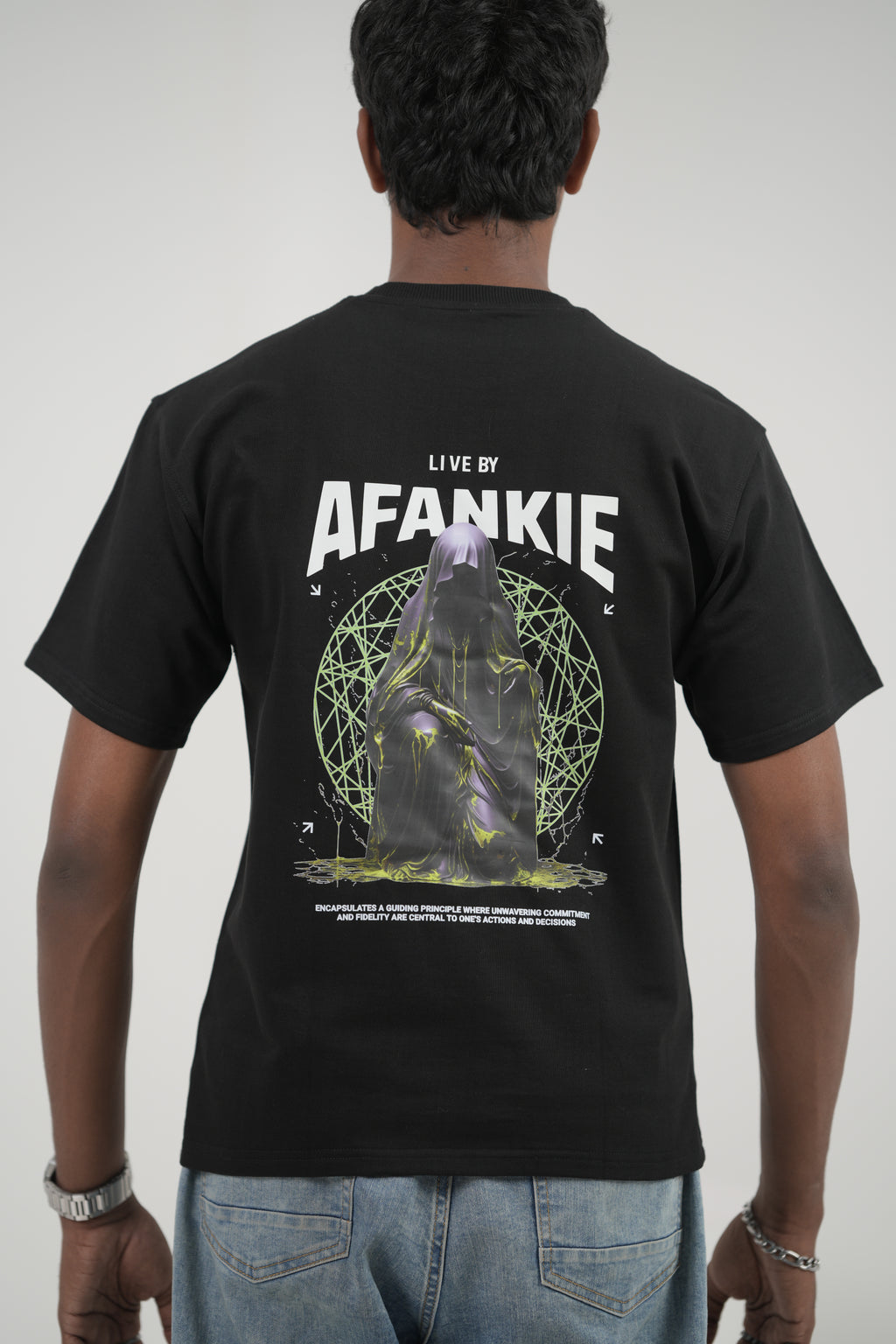 Live by Afankie Glow in the dark Tshirt