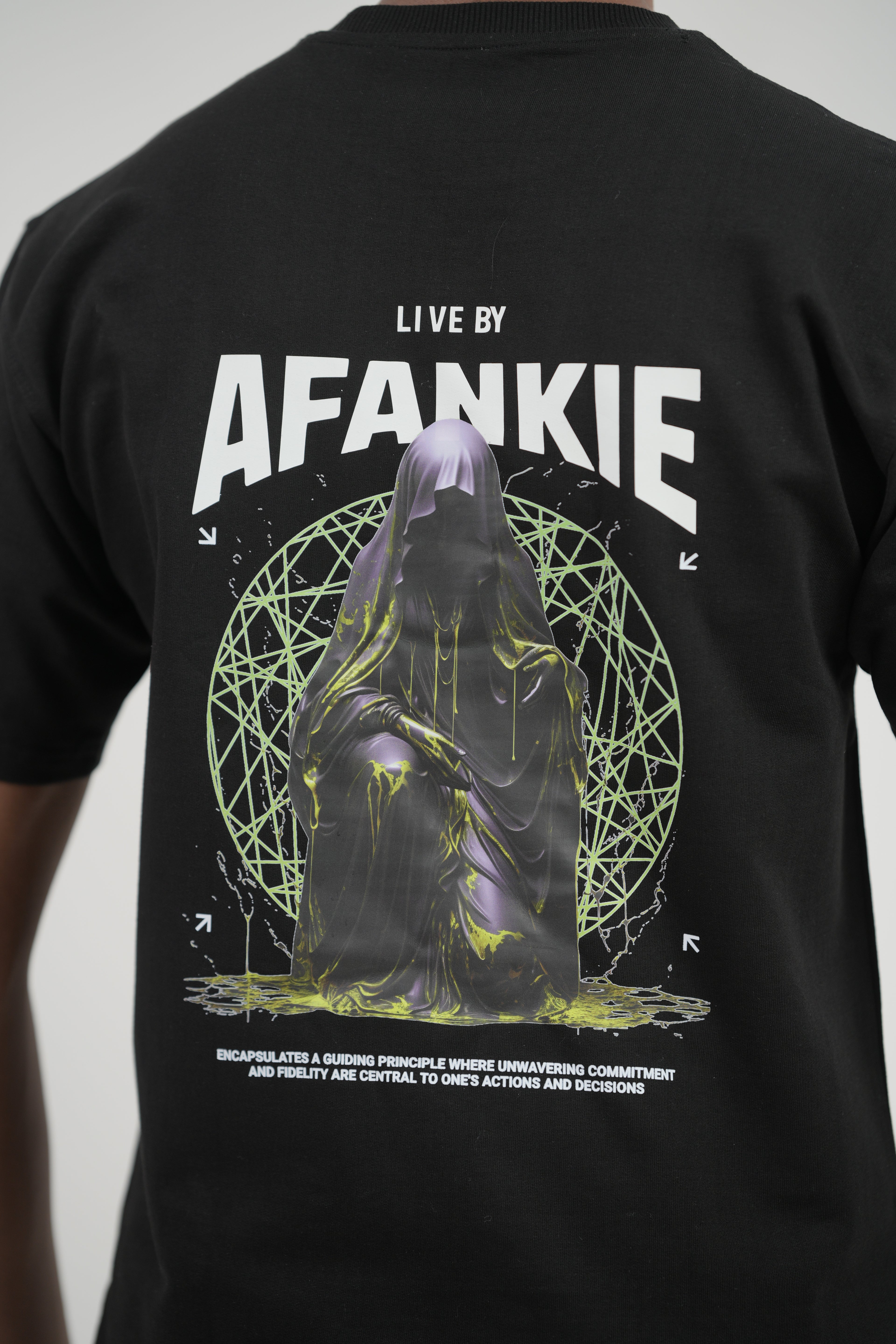 Live by Afankie Glow in the dark Tshirt