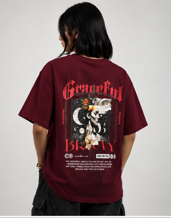 Graceful Beauty Oversized Tshirt