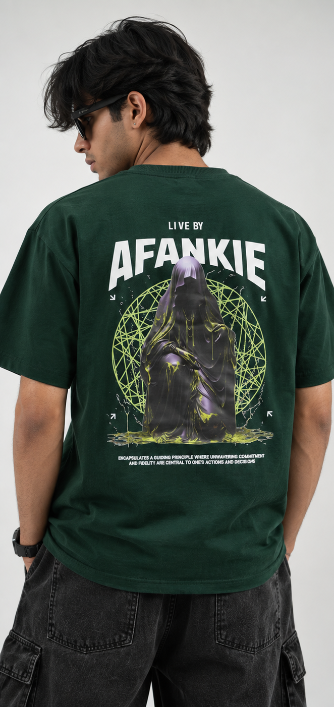Live by Afankie Glow in the dark Tshirt