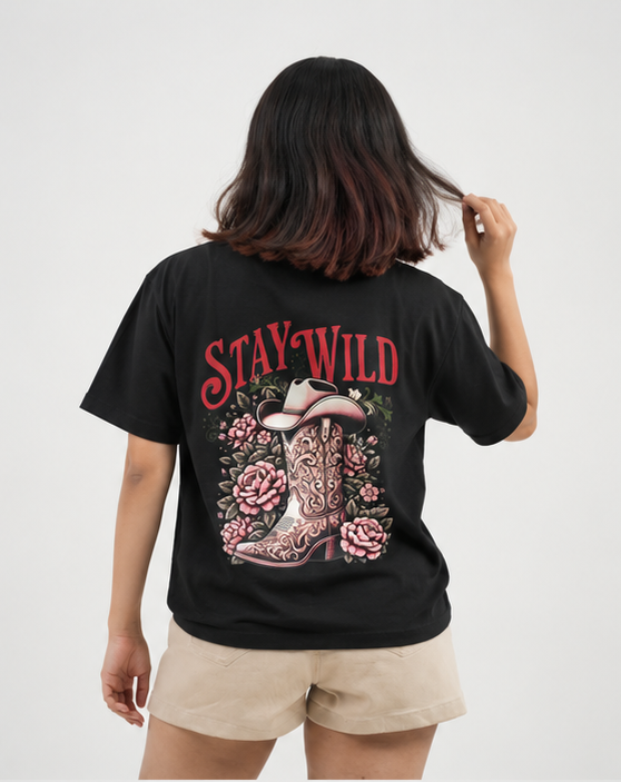 Stay Wild Oversized Tshirt