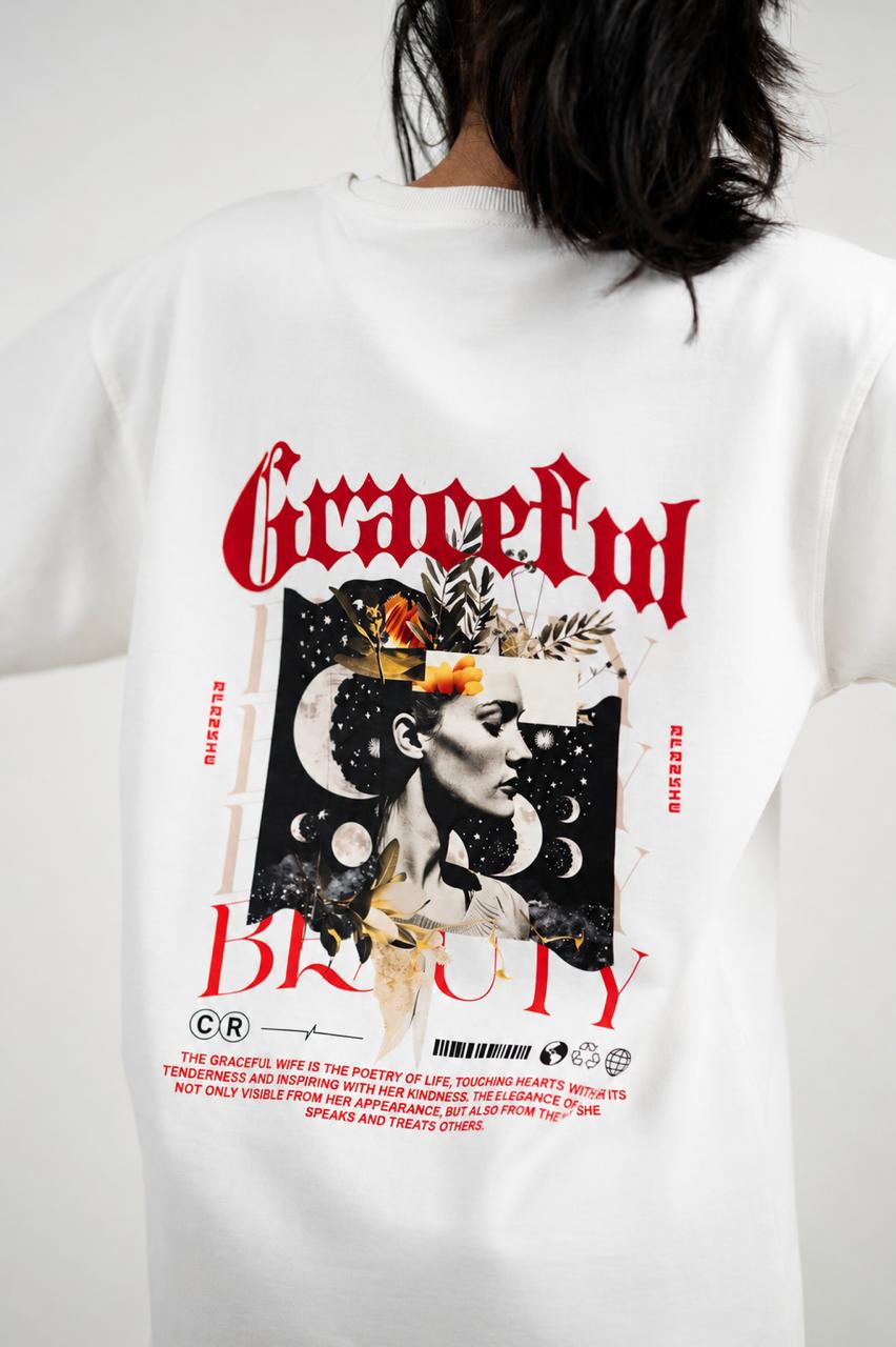 Graceful Beauty Oversized Tshirt