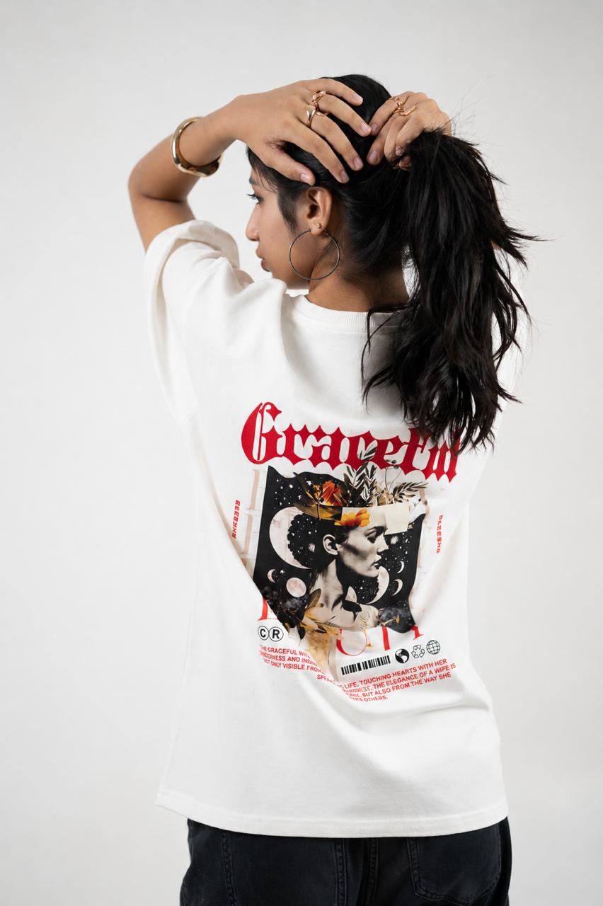 Graceful Beauty Oversized Tshirt