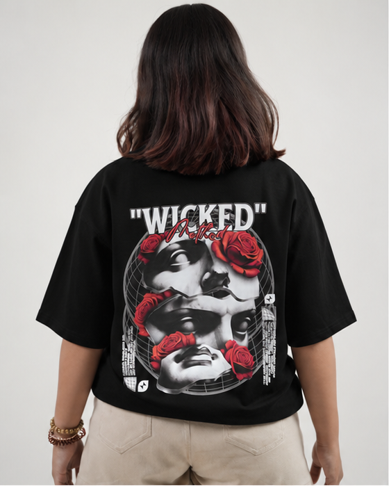 Wicked Faces Oversized Tshirt