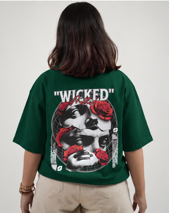 Wicked Faces Oversized Tshirt