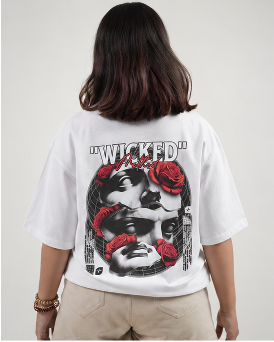 Wicked Faces Oversized Tshirt